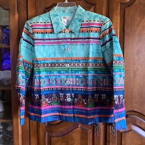 New without tag, multicolor jacket